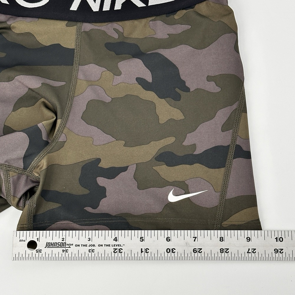 Nike Pro Dri Fit Women's M Compression Shorts Camo 3.5 In Inseam CU4636-082 - Picture 8 of 10